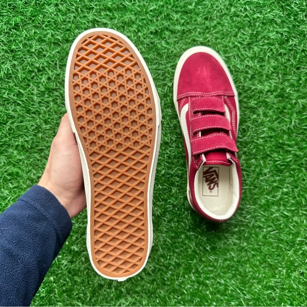 Vans Old Skool V Suede Canvas Rumba Red - Picture 10 of 10